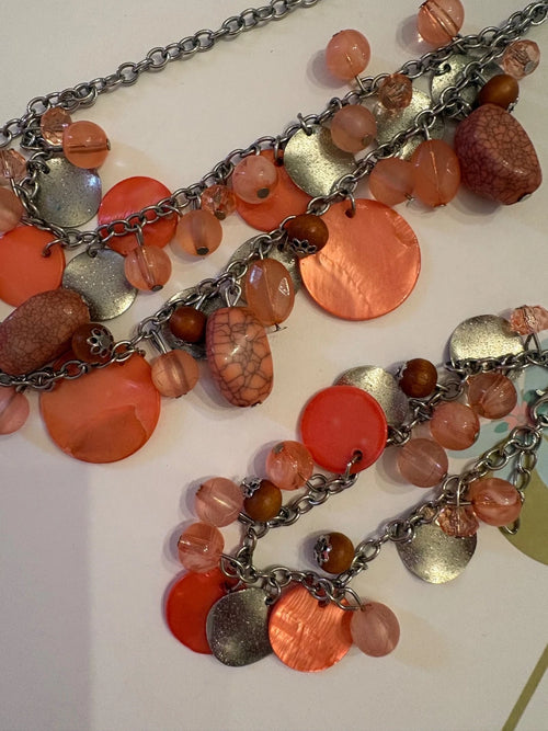 Costume Jewelry Necklace, Bracelet and Earrings
